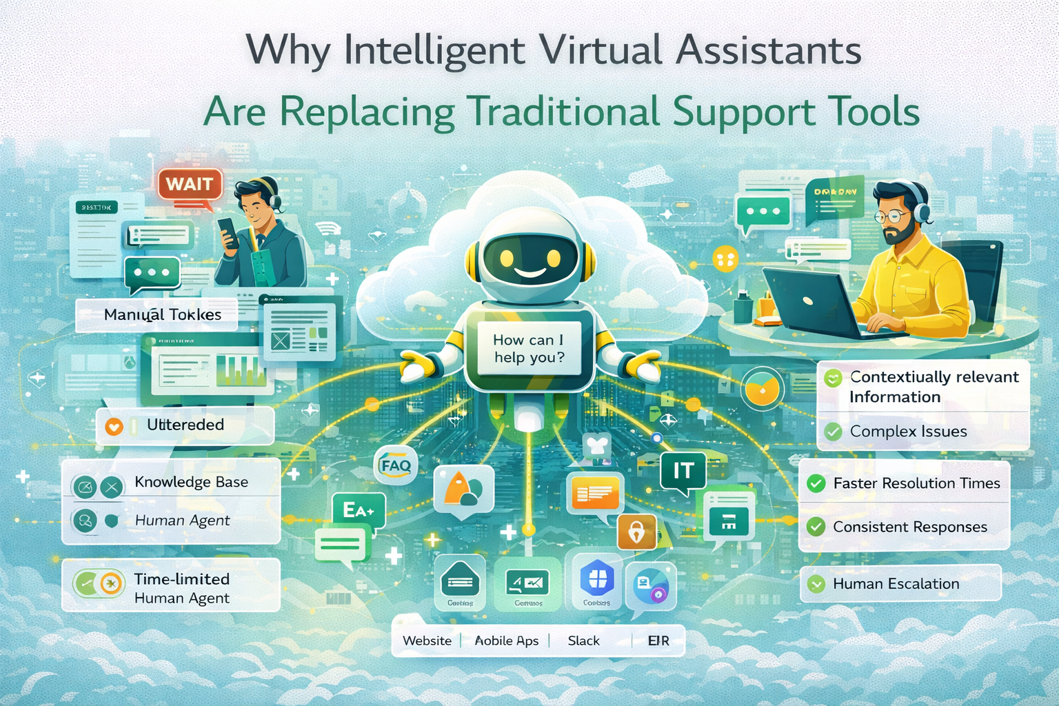 Why Intelligent Virtual Assistants Are Replacing Traditional Support Tools