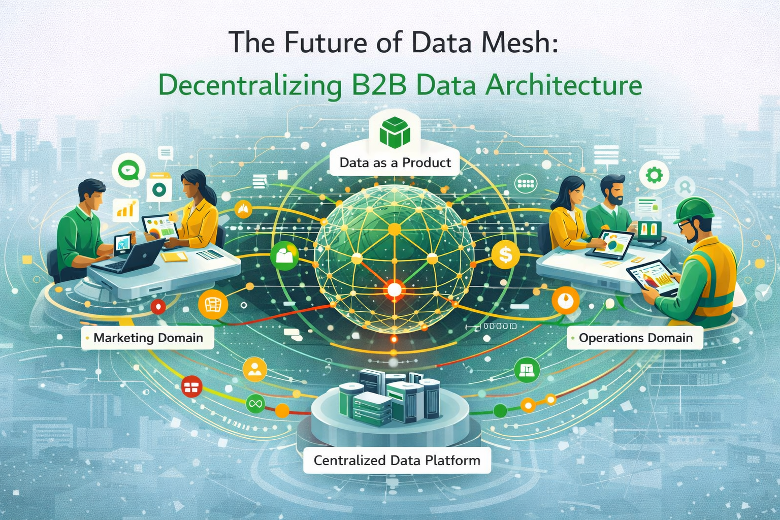 The Future of Data Mesh: Decentralizing B2B Data Architecture