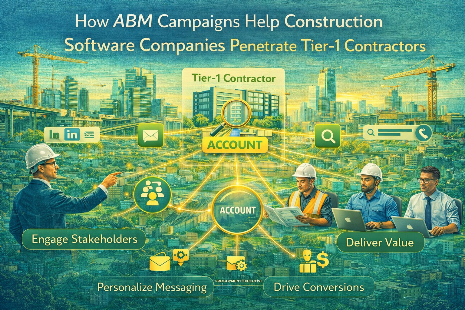 How ABM Campaigns Help Construction Software Companies Penetrate Tier-1 Contractors