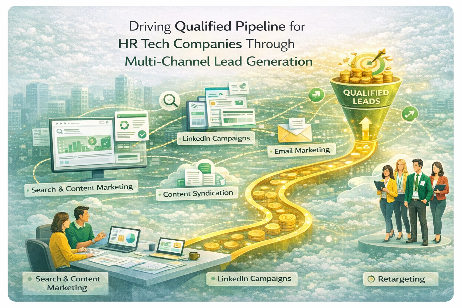 Driving Qualified Pipeline for HR Tech Companies Through Multi-Channel Lead Generation