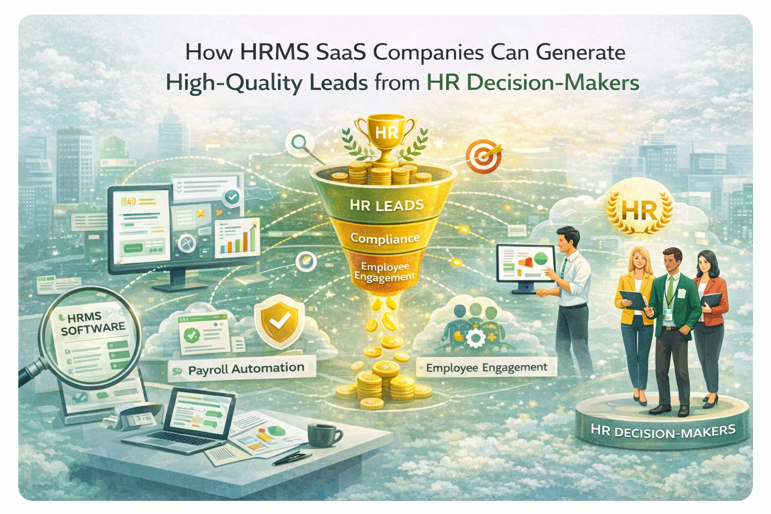 How HRMS SaaS Companies Can Generate High-Quality Leads from HR Decision-Makers