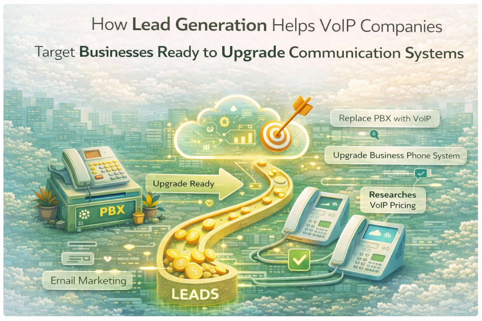 How Lead Generation Helps VoIP Companies Target Businesses Ready to Upgrade Communication Systems