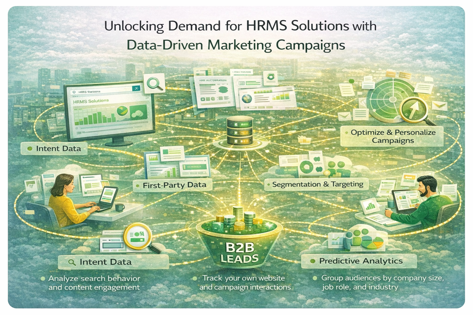 Unlocking Demand for HRMS Solutions with Data-Driven Marketing Campaigns