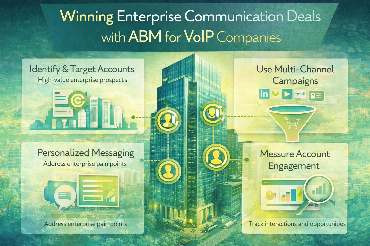 Winning Enterprise Communication Deals with ABM for VoIP Companies